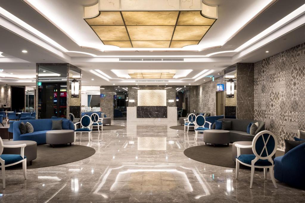 Un lugar para sentarse en 台南星鑽國際商旅 Hua Hotel