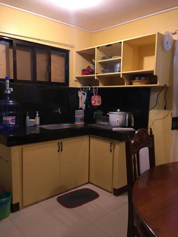 Kuchyň nebo kuchyňský kout v ubytování Pines Mansion