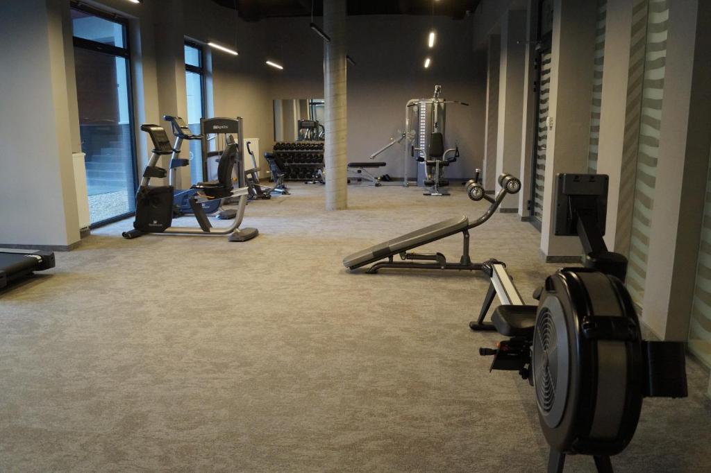 Posilňovňa alebo fitness centrum v ubytovaní Apartament Piaskowy Polanki Park