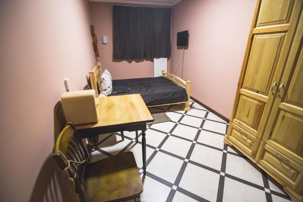 TV a/nebo společenská místnost v ubytování SAMARIANKA hotel