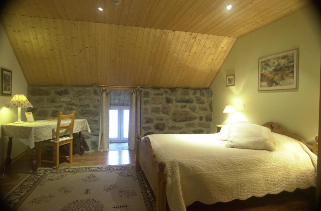 Postel nebo postele na pokoji v ubytování Ciel d'Ardeche