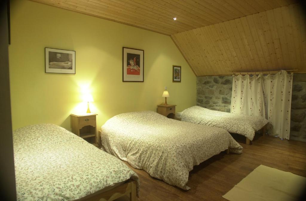 Postel nebo postele na pokoji v ubytování Ciel d'Ardeche