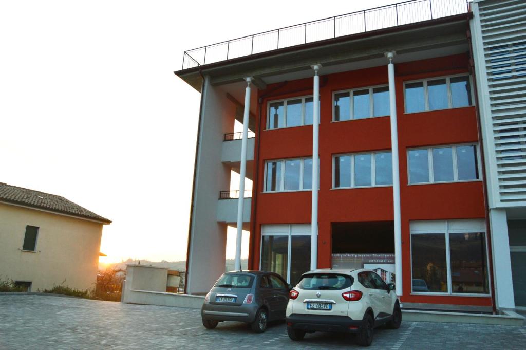 Budova, kde se bed and breakfast nachází