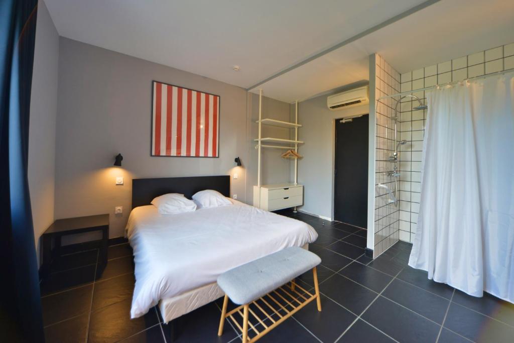 Logis - Hotel et Restaurant La Mire - Doppelzimmer Mit Behindertengerechtem Zugang