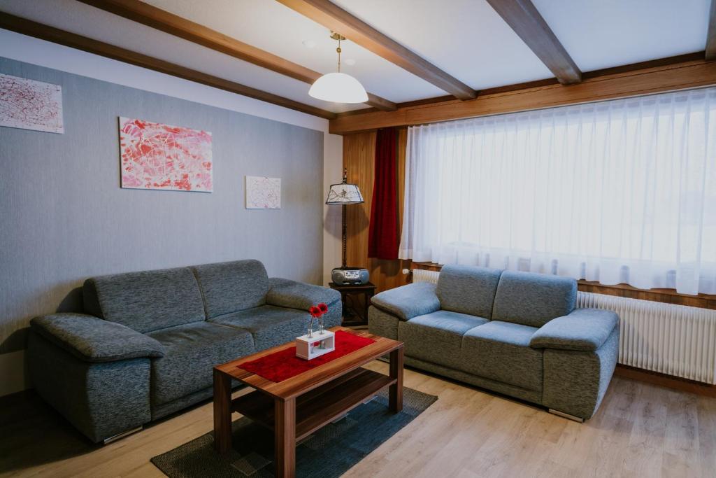 Posezení v ubytování Chalet Aloa