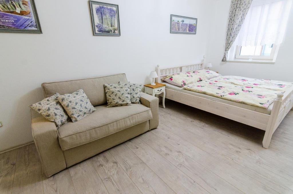 Postel nebo postele na pokoji v ubytování Guesthouse SaM