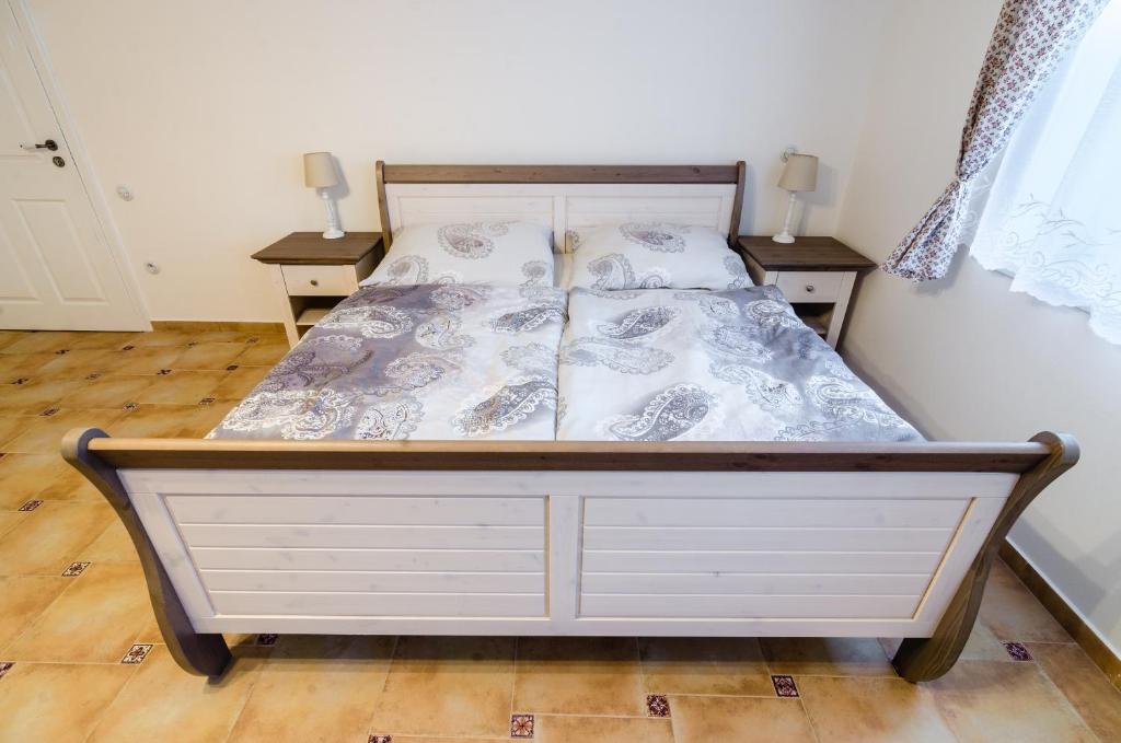 Postel nebo postele na pokoji v ubytování Guesthouse SaM