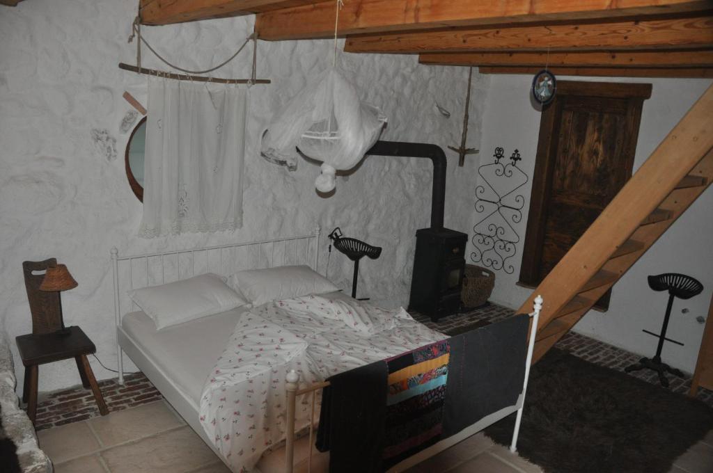 Postel nebo postele na pokoji v ubytování Pepper