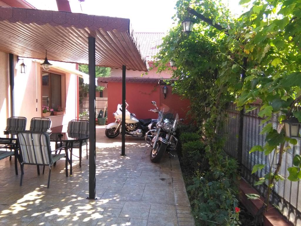 Patio nebo venkovní prostory v ubytování Vila Toparceanu - Therme & Airport Otopeni