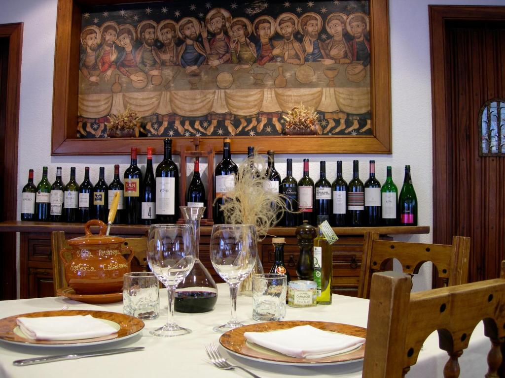 Nápoje v ubytování Hosteria Catalana