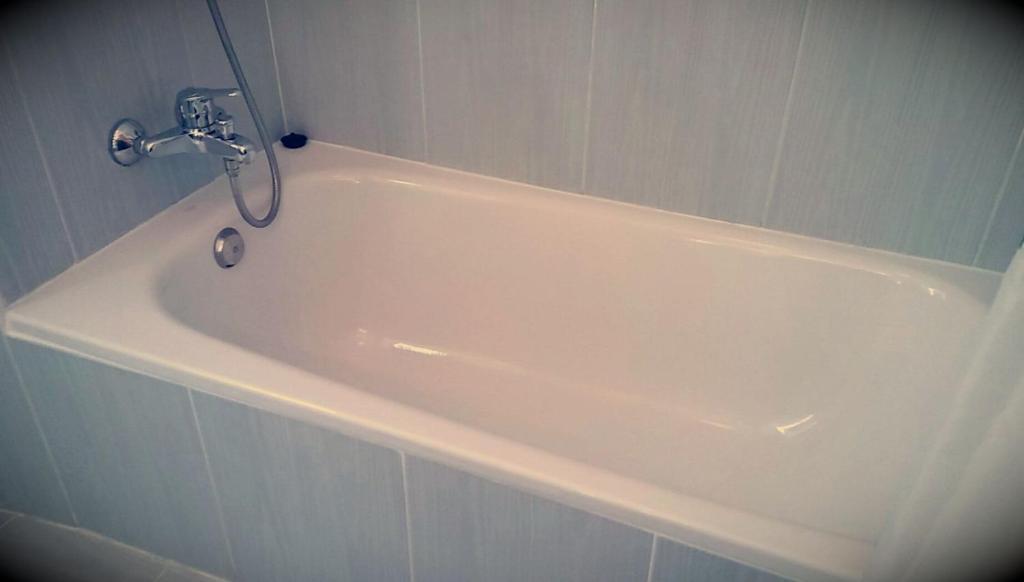 Koupelna v ubytování Hostal Ekaitza