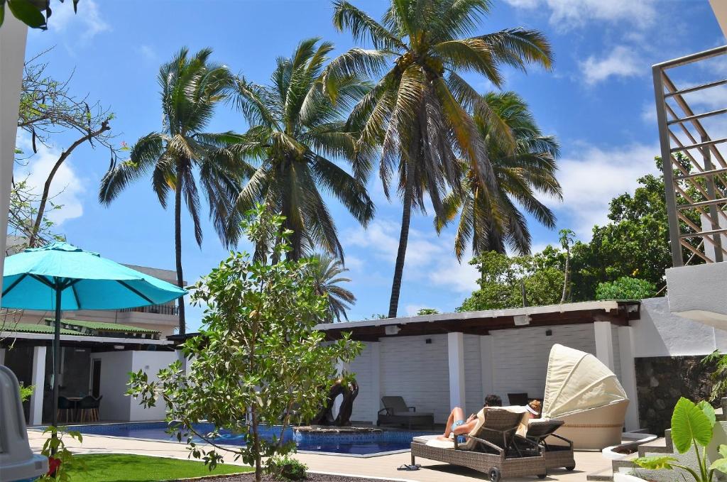 Zahrada ubytování Ikala Galapagos Hotel