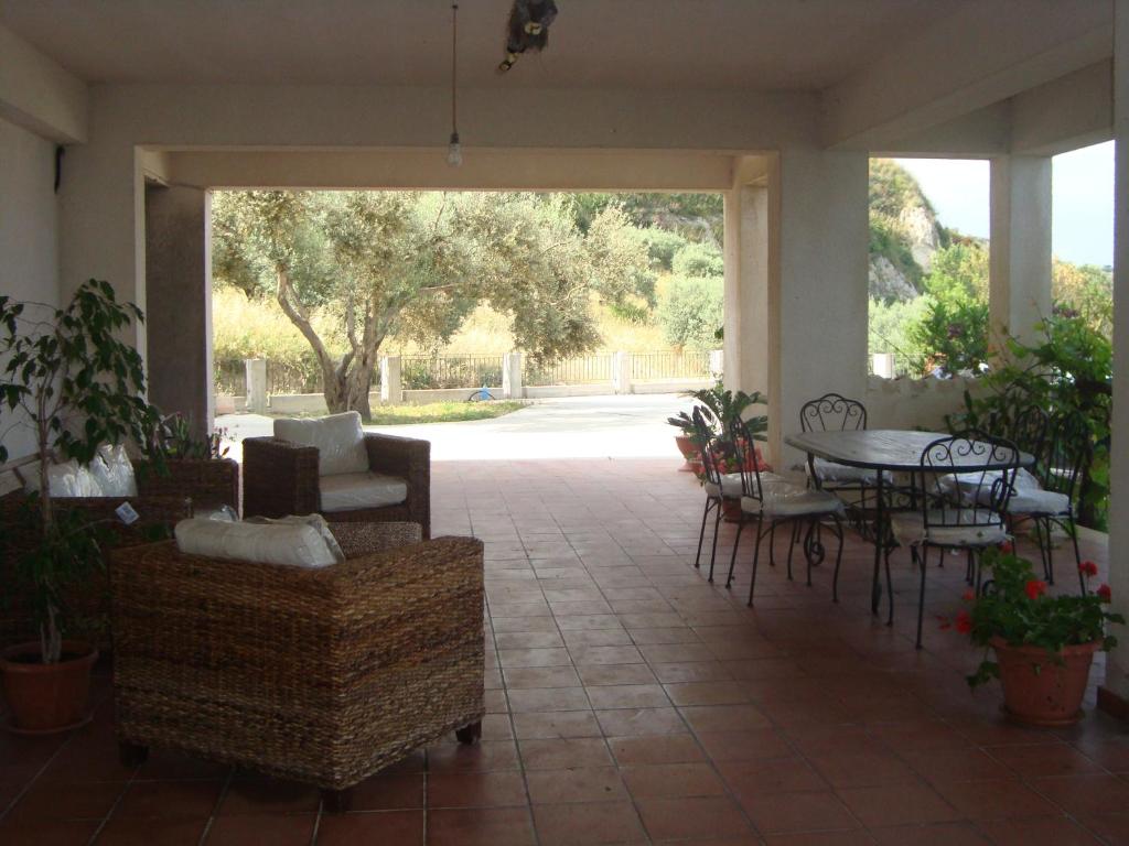 Zahrada ubytování B&B Bellavista Gerace