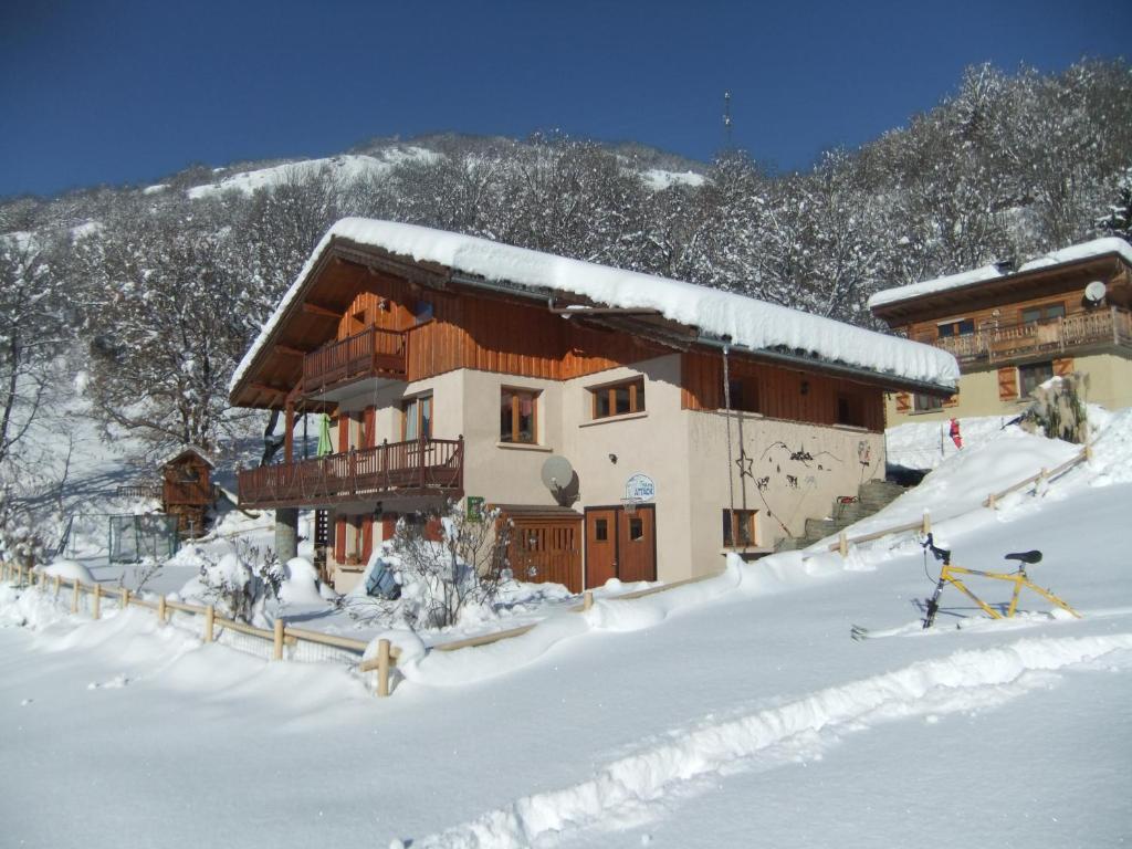 Gîte Les Grands Champs v zimě
