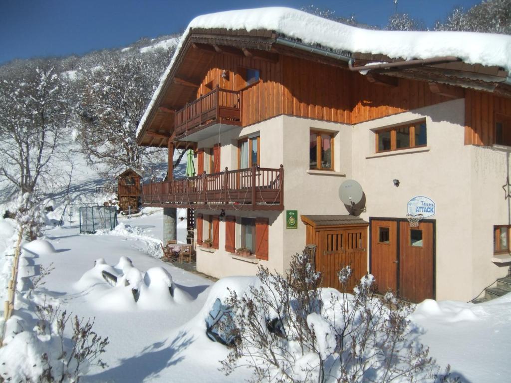 Gîte Les Grands Champs v zimě