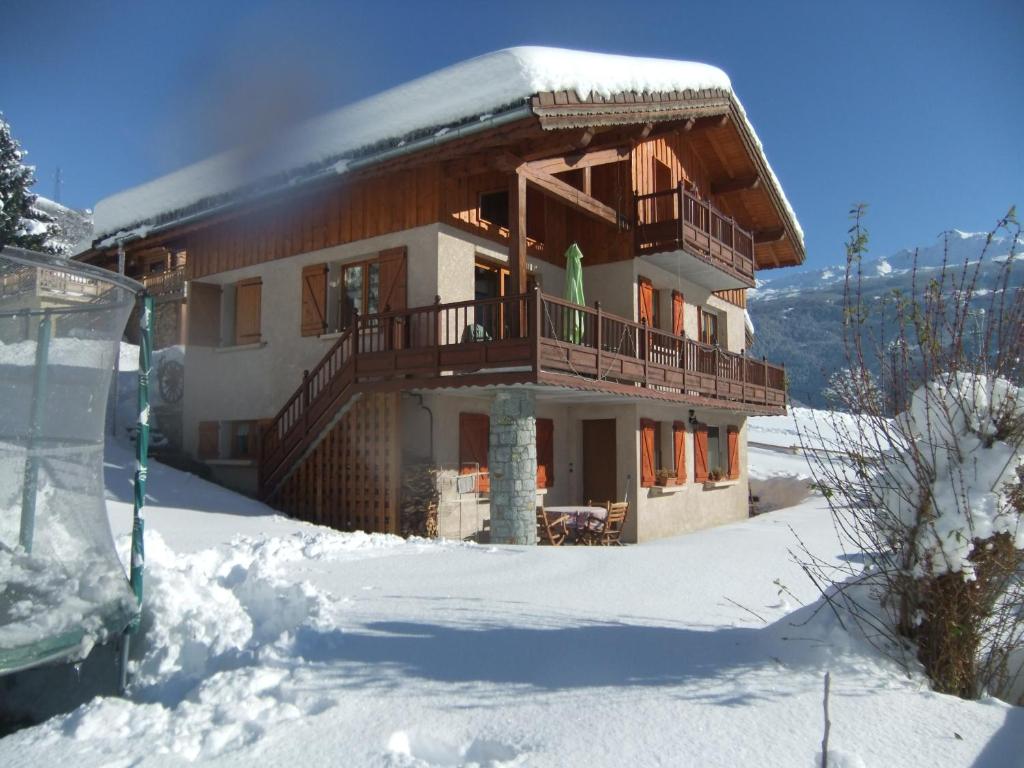 Gîte Les Grands Champs v zimě