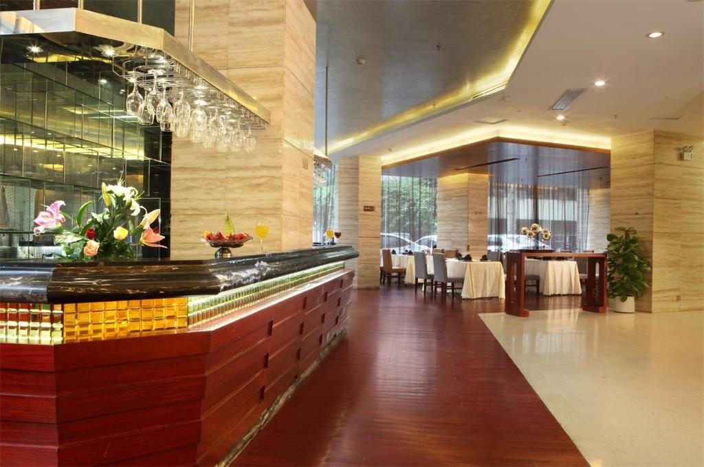 Restaurace v ubytování Guangzhou Shi Liu Hotel