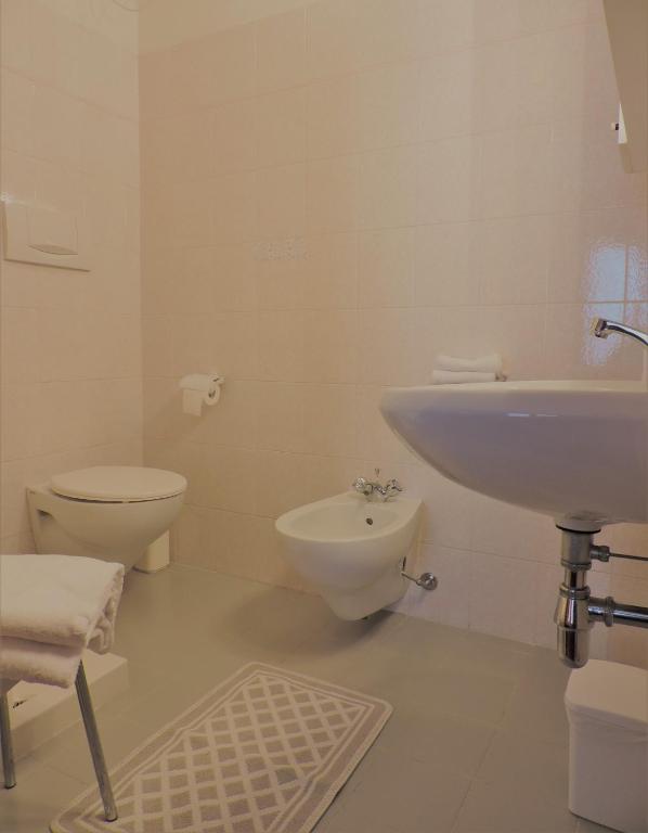 Koupelna v ubytování Hotel Zeni