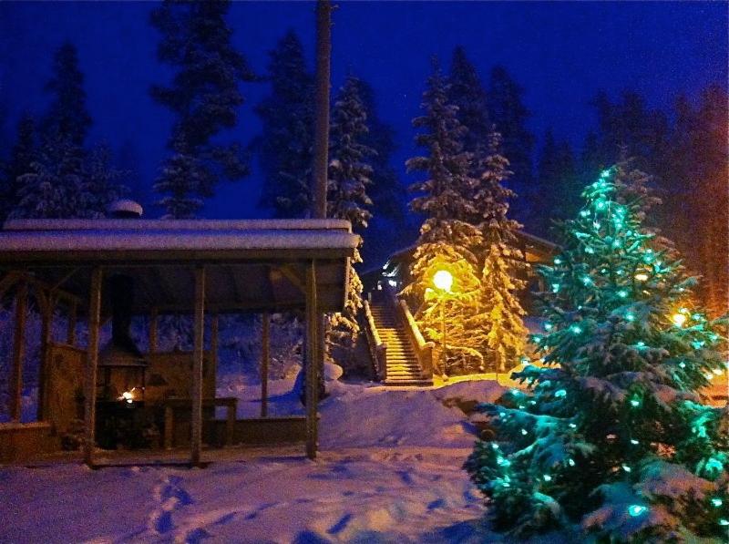 Pyhäjärven Lomakylä v zimě