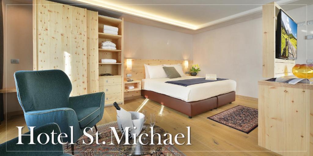 Postel nebo postele na pokoji v ubytování Hotel St. Michael