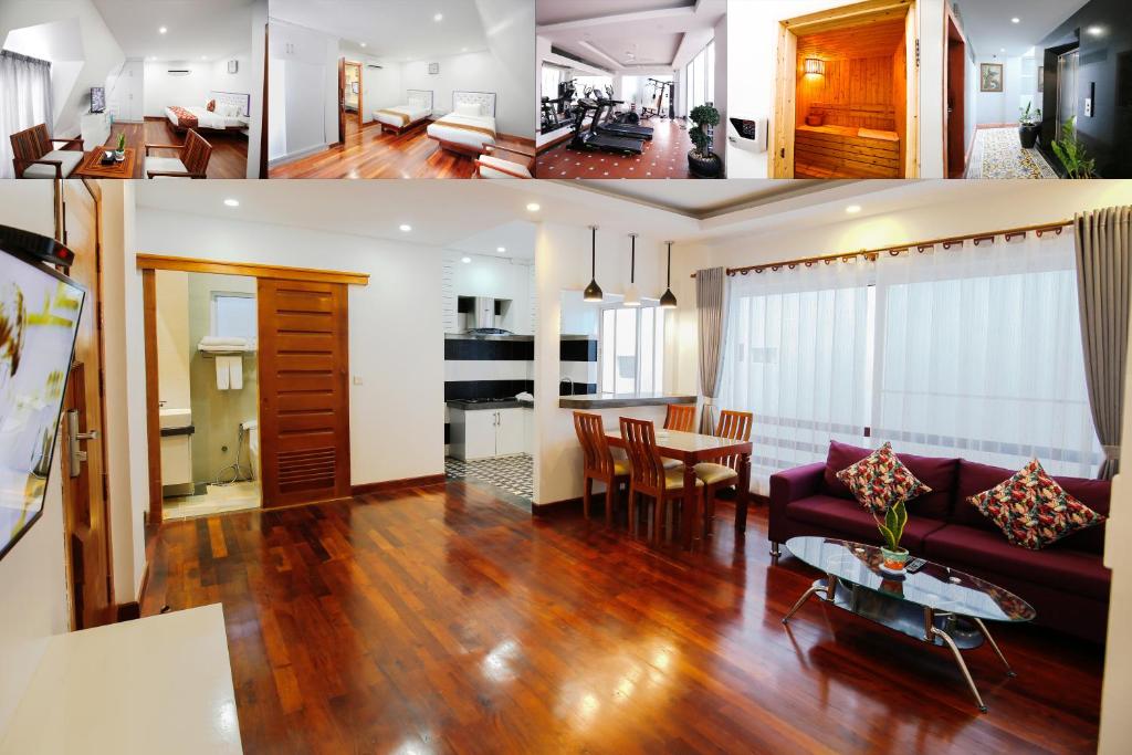 Kuchyň nebo kuchyňský kout v ubytování Zita Angkor Hotel