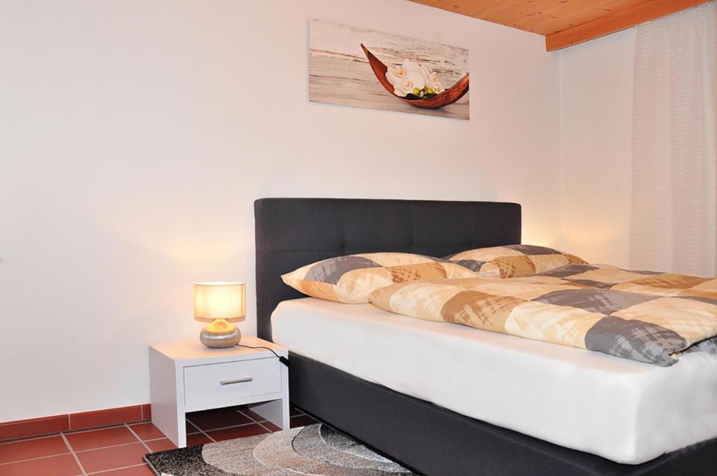 Postel nebo postele na pokoji v ubytování Ferienwohnung Vera