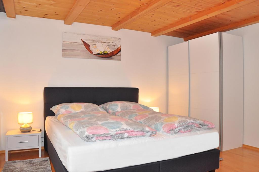 Postel nebo postele na pokoji v ubytování Ferienwohnung Vera