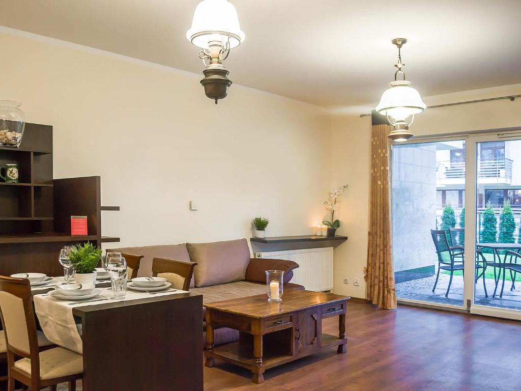 Posezení v ubytování VacationClub - Stella Baltic Apartment 7