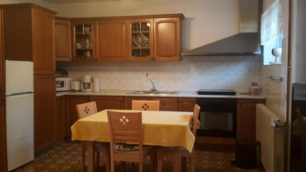 Kuchyň nebo kuchyňský kout v ubytování AS Brela