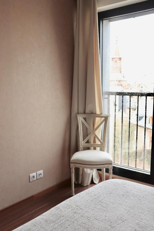 Postel nebo postele na pokoji v ubytování Appartement T4 Vue Unique