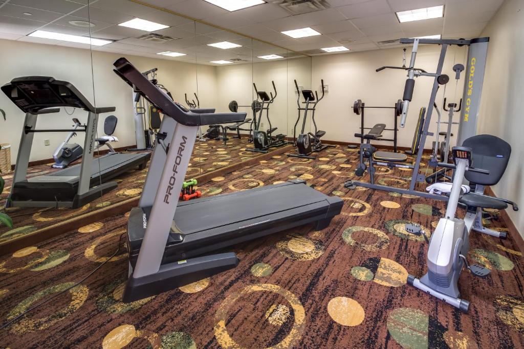 Fitness centrum a/nebo fitness zařízení v ubytování Spark by Hilton Amarillo East