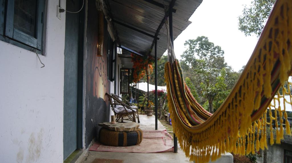 Patio o area all'aperto di Peace Guest House