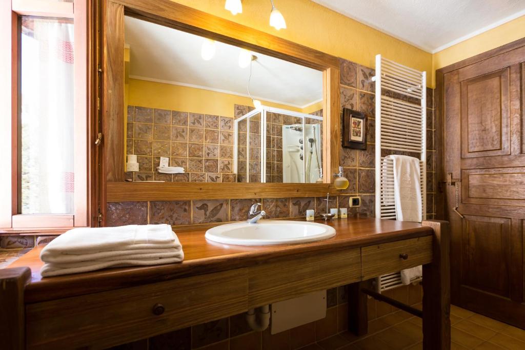 Koupelna v ubytování Hotel Lyshaus
