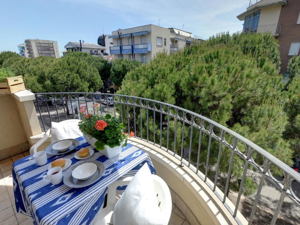A balcony or terrace at Residence Il Tulipano