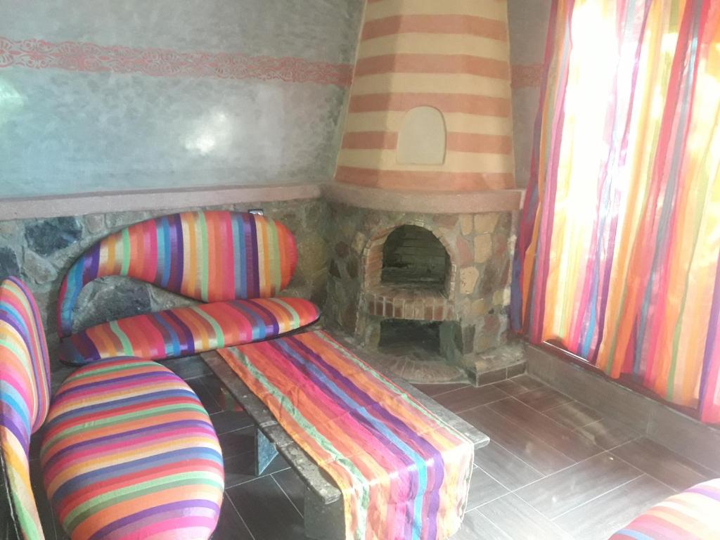 Posezení v ubytování Hotel France Ouzoud
