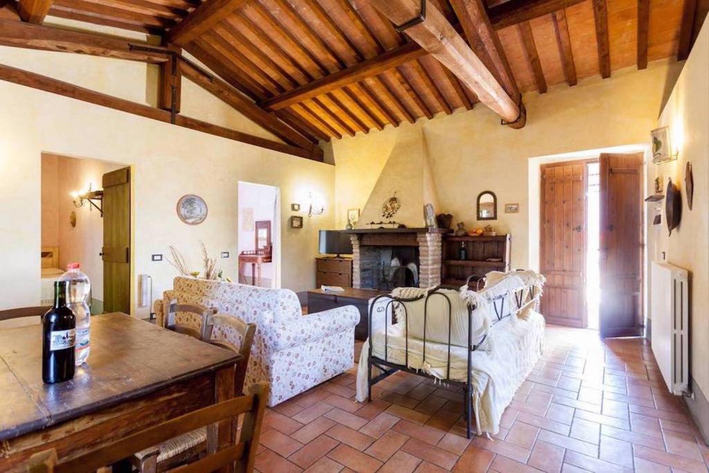 Posezení v ubytování Agriturismo Borgo Santa Maria