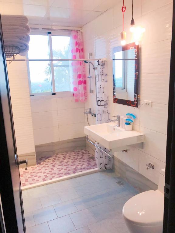 Koupelna v ubytování Wang yuan B&B