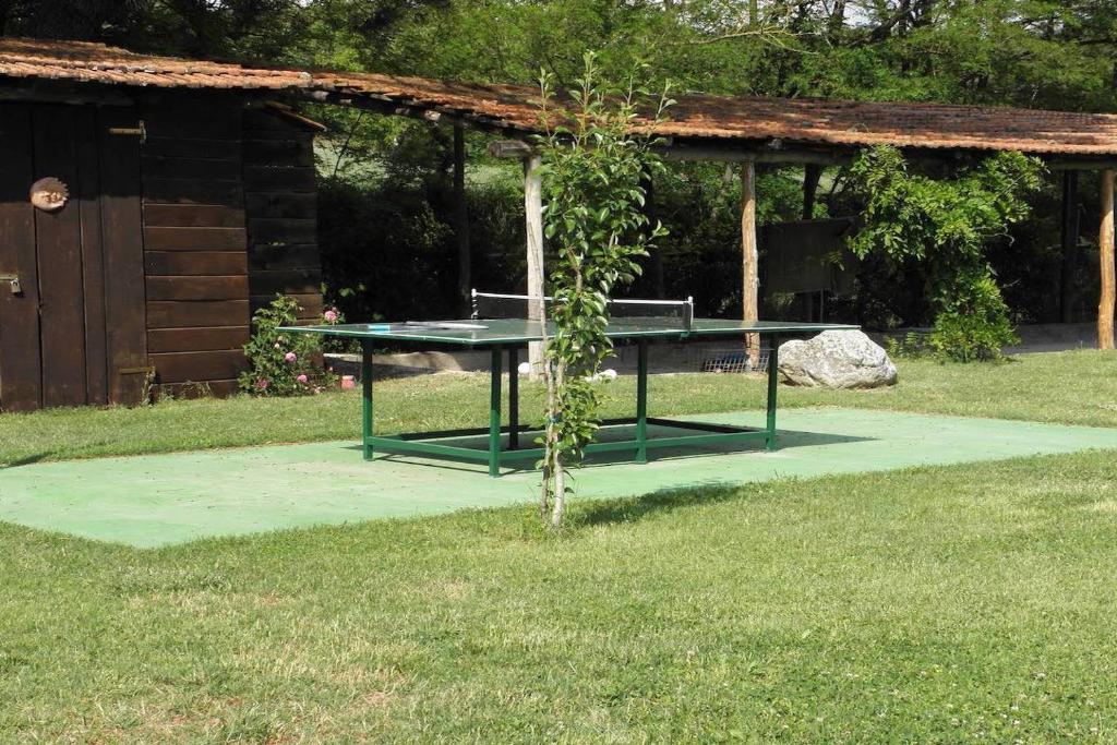 Stolní tenis v ubytování Agriturismo Borgo Santa Maria nebo okolí