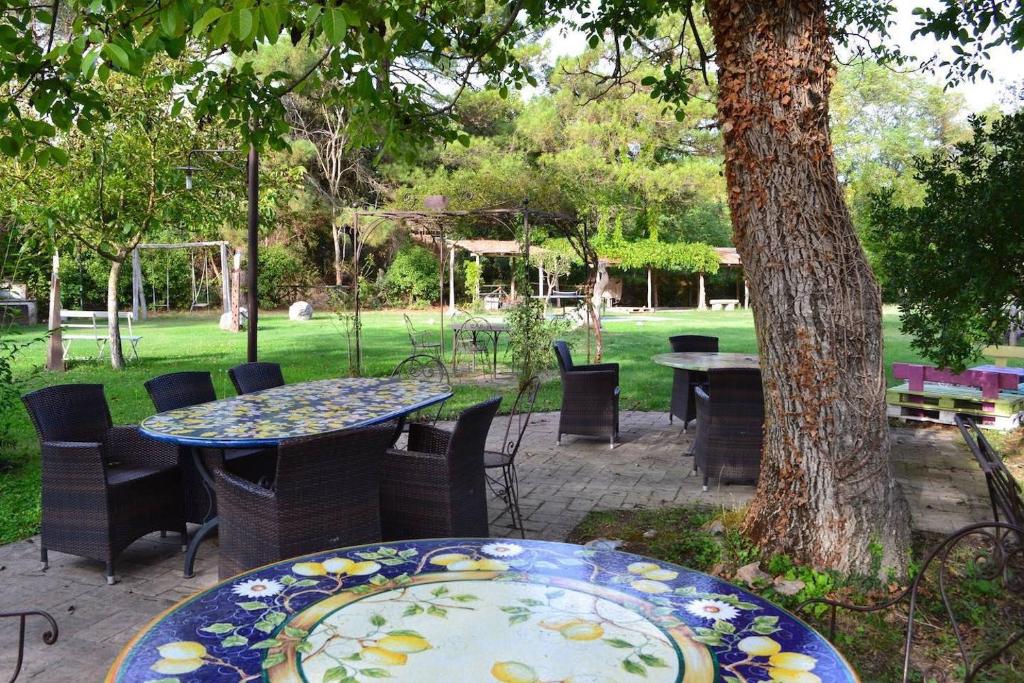 Zahrada ubytování Agriturismo Borgo Santa Maria