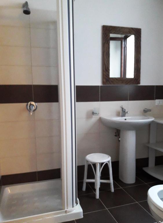 A bathroom at Villa Lucia