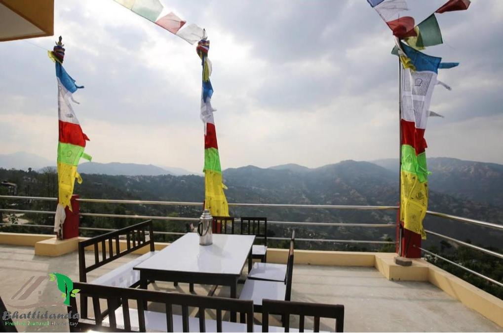 Bhattidanda Fresh & Natural Homestay - Quarto King Com Vista Montanha
