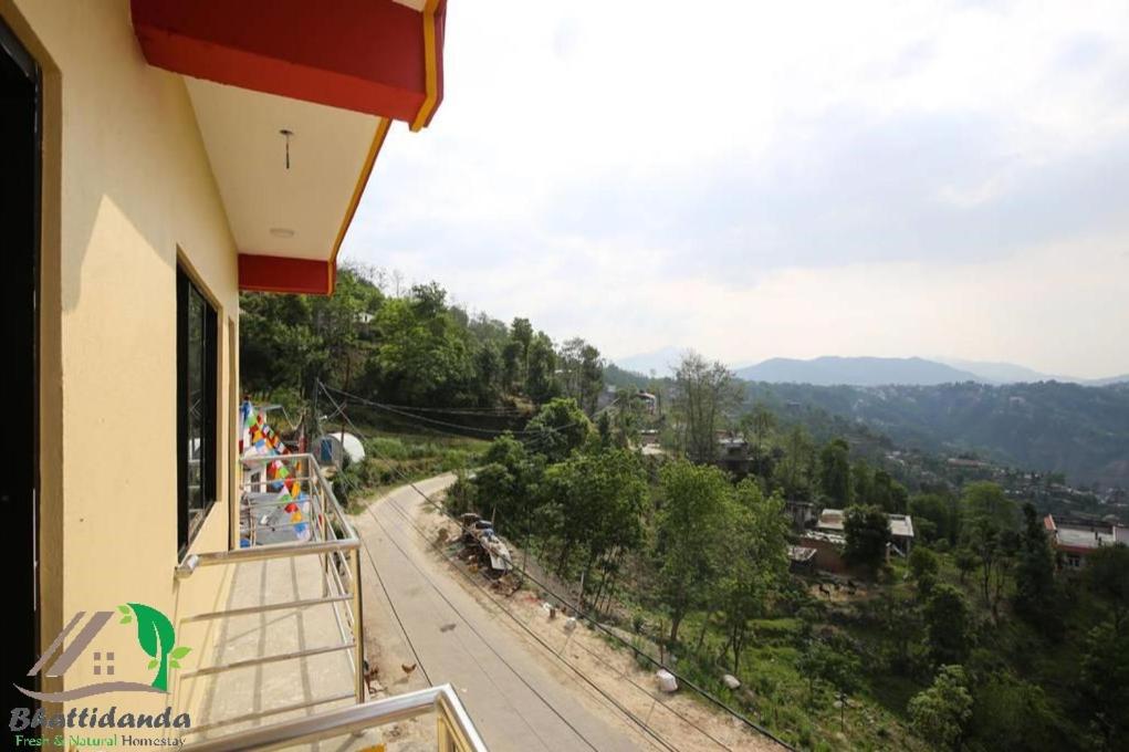 Bhattidanda Fresh & Natural Homestay - Quarto Triplo Com Vista Montanha