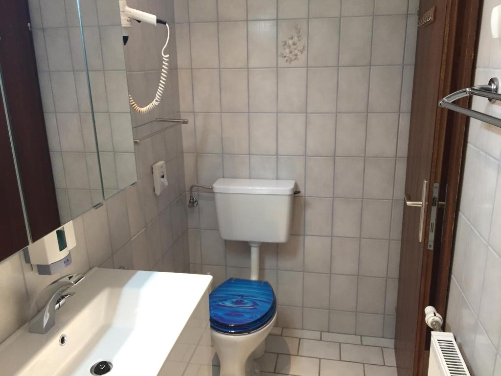 Koupelna v ubytování Haus Heimo
