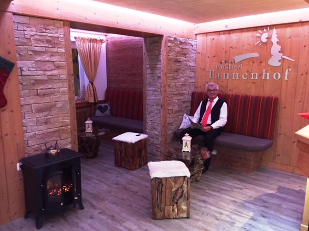 Posezení v ubytování Parkhotel Tannenhof