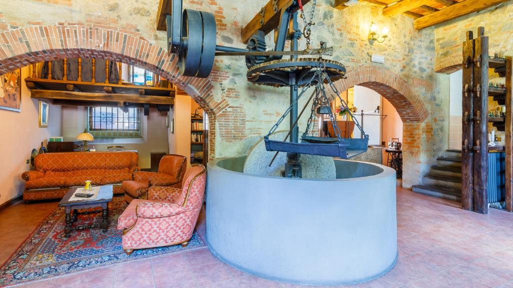 A seating area at Villaggio Albergo San Lorenzo e Santa Caterina