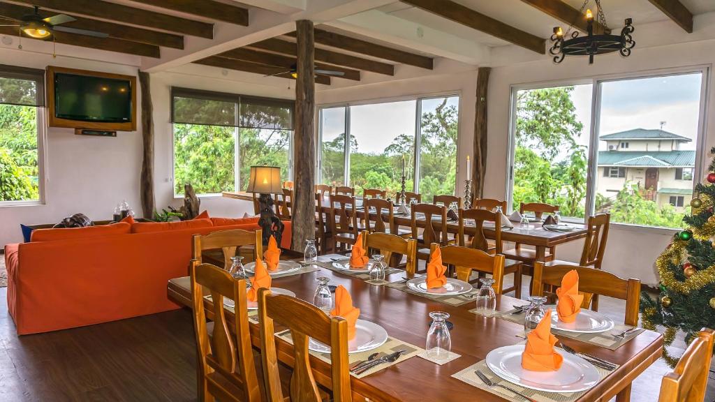 Restaurace v ubytování Semilla Verde Boutique Hotel