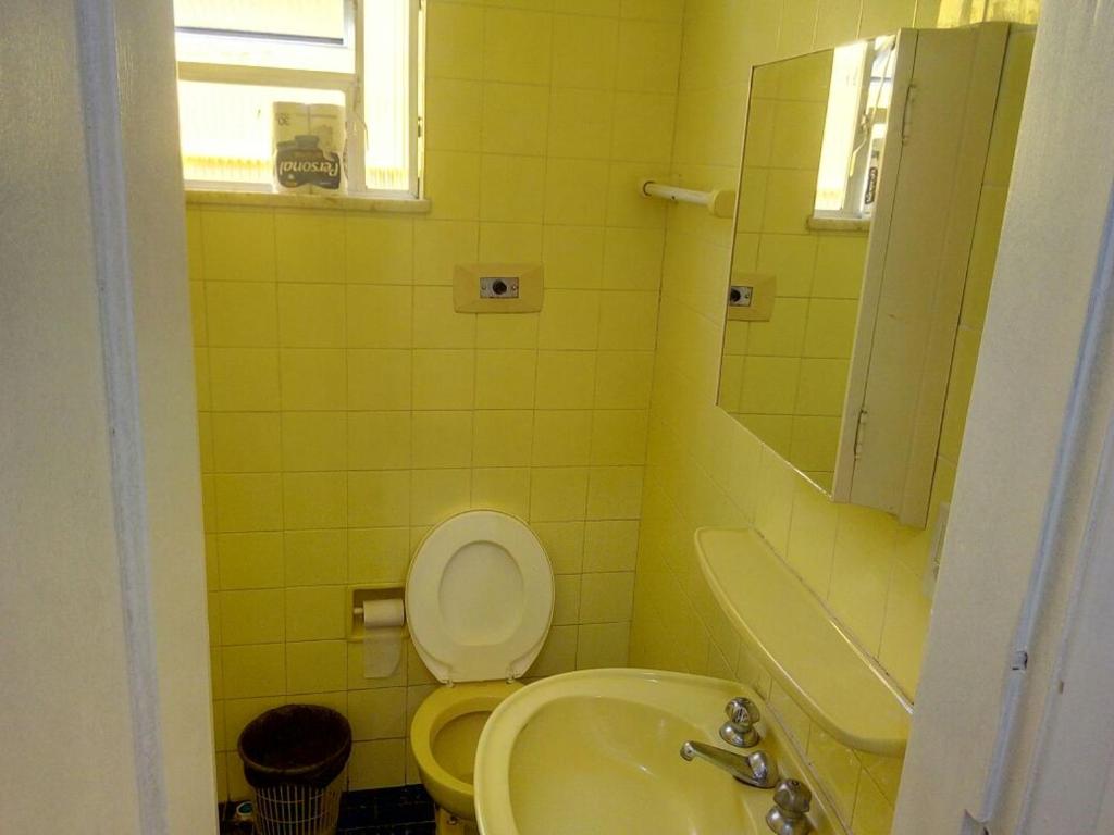 Koupelna v ubytování Britânia Hotel