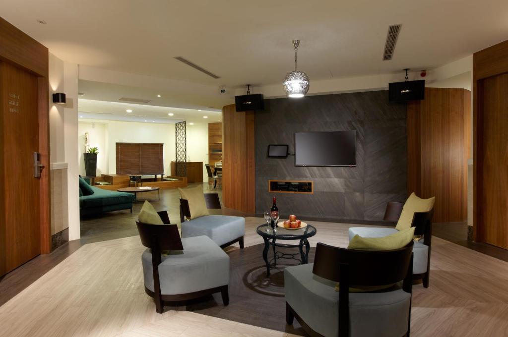 Posezení v ubytování Yang Ming Shan Tien Lai Resort & Spa