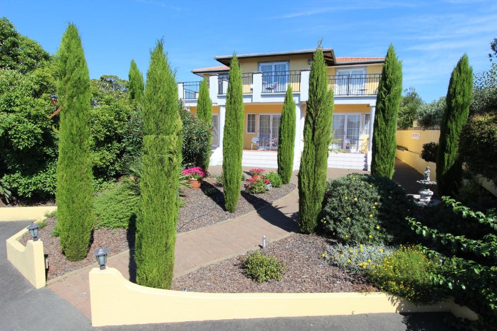 Zahrada ubytování Beachside Villas Motel