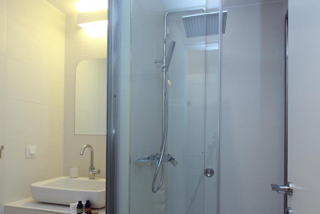 Koupelna v ubytování Hotel Metropolis